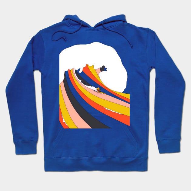 Summer surfing Hoodie by Swadeillustrations